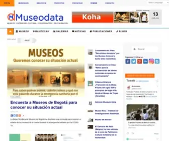 Museodata.com(Museos, Patrimonio Cultural, Conservación y Restauración) Screenshot