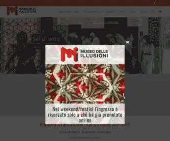 Museodelleillusioni.it(Museum of Illusions Milan) Screenshot