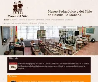 Museodelnino.es(Museo del Niño de Albacete) Screenshot