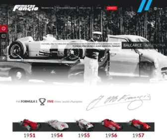 Museofangio.com(Homenaje a Juan Manuel Fangio) Screenshot