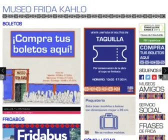 Museofridakahlo.org.mx(Museo Frida Kahlo) Screenshot