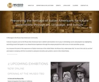 Museoitaloamericano.org(Museo Italo Americano) Screenshot