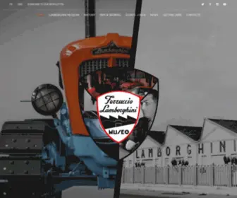 Museolamborghini.com(Museo Ferruccio Lamborghini) Screenshot