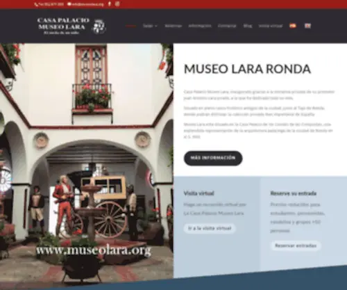 Museolara.org(Museo Lara Ronda) Screenshot