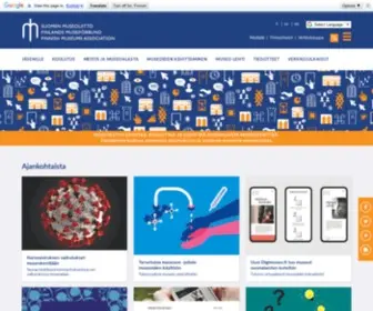 Museoliitto.fi(Suomen museoliitto) Screenshot