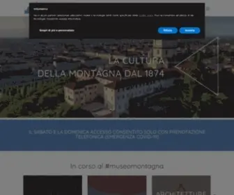 Museomontagna.org(Museo Nazionale della Montagna “Duca degli Abruzzi”Club Alpino Italiano) Screenshot