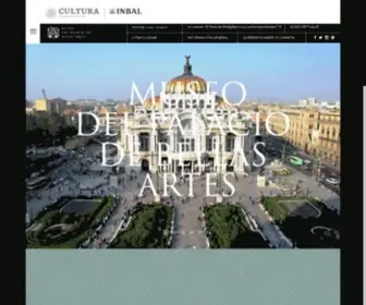 Museopalaciodebellasartes.gob.mx(Museo del Palacio de Bellas Artes) Screenshot