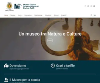 Museoscienzebergamo.it(Museo scienze naturali di bergamo) Screenshot