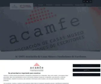 Museosdeescritores.com(ACAMFE) Screenshot