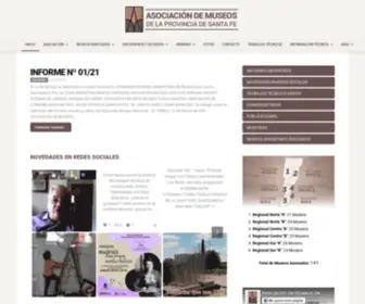 Museosdesantafe.com.ar(Asociación de Museos de la Provincia de Santa Fe) Screenshot