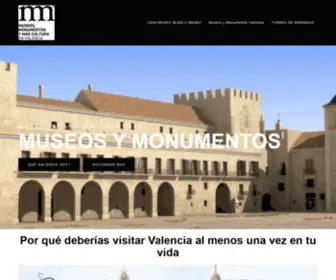 Museosymonumentosvalencia.com(Museos y Monumentos de Valencia) Screenshot