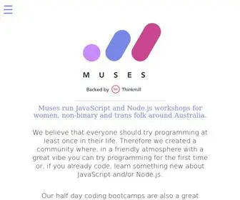 Musescodejs.org(Muses Code JS) Screenshot