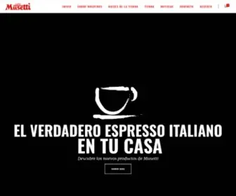 Musetticafe.es(Musetti Café España) Screenshot