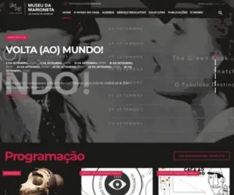 Museudamarioneta.pt(Museu da Marioneta) Screenshot