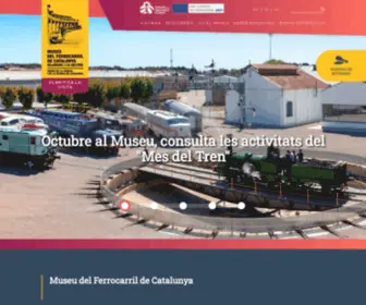 Museudelferrocarril.org(Museu del Ferrocarril de Catalunya) Screenshot