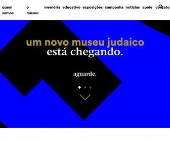 Museujudaicosp.org.br(Museu Judaico SP) Screenshot