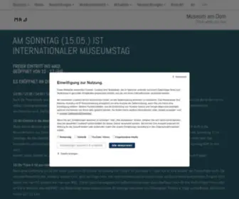 Museum-AM-Dom.de(Museum am Dom) Screenshot