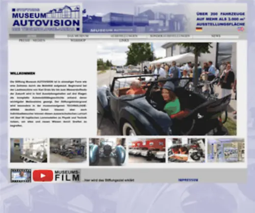 Museum-Autovision.de(STIFTUNG MUSEUM AUTOVISION) Screenshot