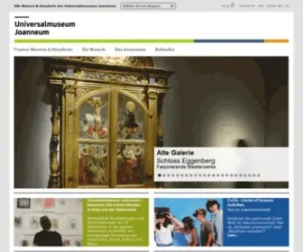 Museum-Joanneum.at(Universalmuseum Joanneum) Screenshot