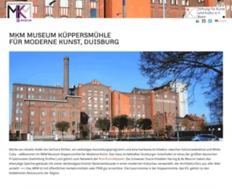 Museum-Kueppersmuehle.de(Küppersmühle) Screenshot