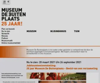 Museumdebuitenplaats.nl(Museum De Buitenplaats) Screenshot