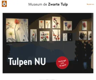 Museumdezwartetulp.nl(Museum de Zwarte Tulp) Screenshot