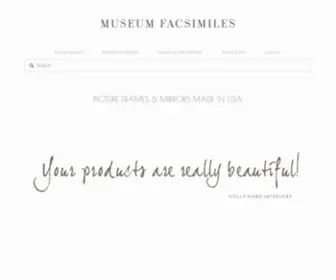 Museumfacsimiles.com(MUSEUM FACSIMILES) Screenshot