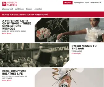 Museumflehite.nl(Het museum) Screenshot