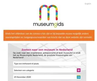 MuseumGidsnederland.nl(Museumgids Nederland) Screenshot