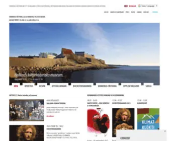 Museumhalland.se(Hallands Kulturhistoriska Museum) Screenshot