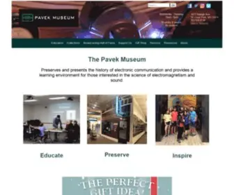 Museumofbroadcasting.org(Pavek Museum) Screenshot