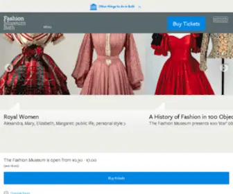 Museumofcostume.co.uk(Fashion Museum website) Screenshot