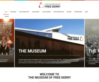 Museumoffreederry.org(The museum of free derry) Screenshot