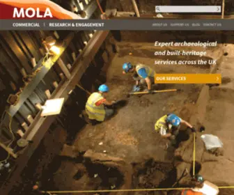 Museumoflondonarchaeology.org.uk(MOLA (Museum of London Archaeology)) Screenshot