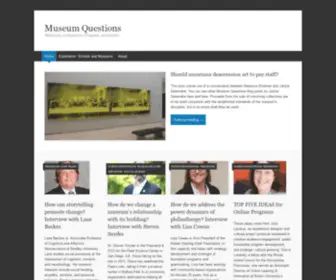 Museumquestions.com(Museum Questions) Screenshot