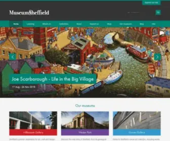 Museums-Sheffield.org.uk(Millennium Gallery) Screenshot
