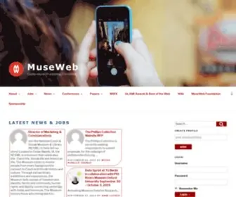 Museumsandtheweb.com(MuseWeb) Screenshot