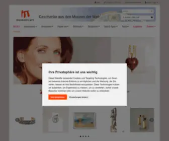 Museumsart.de(Geschenke aus den Museen der Welt) Screenshot