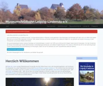 Museumsfeldbahn.de(Museumsfeldbahn Leipzig) Screenshot