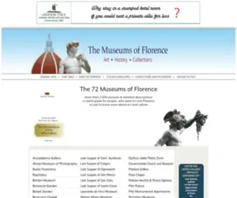 Museumsinflorence.com(The Museums of Florence) Screenshot