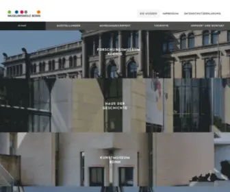 Museumsmeilebonn.de(MUSEUMSMEILE BONN) Screenshot