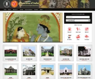 Museumsofindia.gov.in(National Portal and Digital Repository) Screenshot