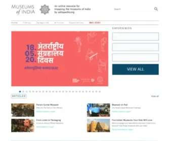 Museumsofindia.org(Museums of India) Screenshot