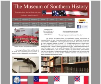 Museumsouthernhistory.com(Museum of Southern History) Screenshot