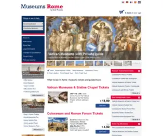 Museumsrome.com(Biglietti e Tour Musei di Roma) Screenshot