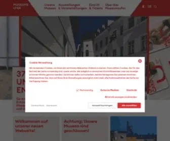 Museumsufer.de(Herzlich willkommen am Museumsufer Frankfurt) Screenshot