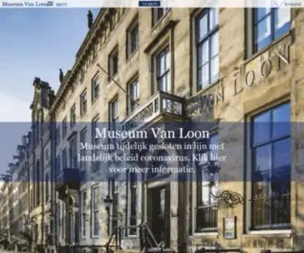 Museumvanloon.nl(Museum Van Loon) Screenshot