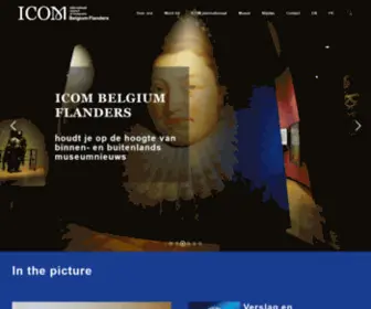 Museumvereniging.be(Icom Vlaanderen) Screenshot