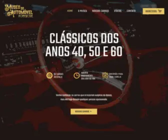 Museupomerode.com.br(Museu do Automóvel Pomerode) Screenshot