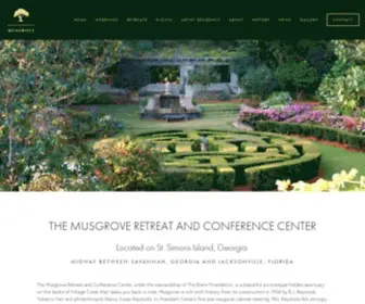 Musgrove.co(Musgrove Retreat and Conference Center) Screenshot